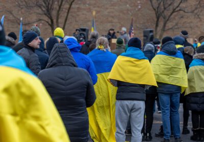 protesta en estados unidos en contra de la guerra en ucrania